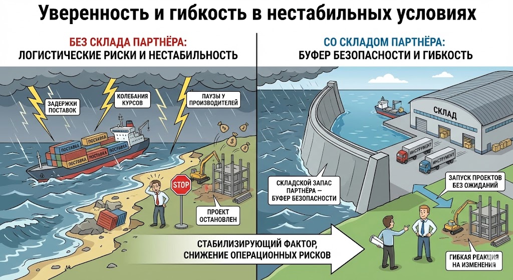 Уверенность и гибкость поставок