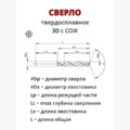Сверло 3D с СОЖ