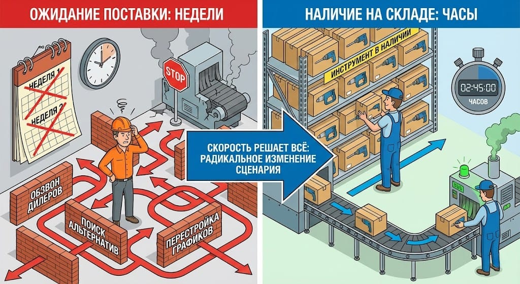 Ожидание поставки неделями — непозволительная роскошь