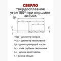 Сверло 180гр 2D с СОЖ