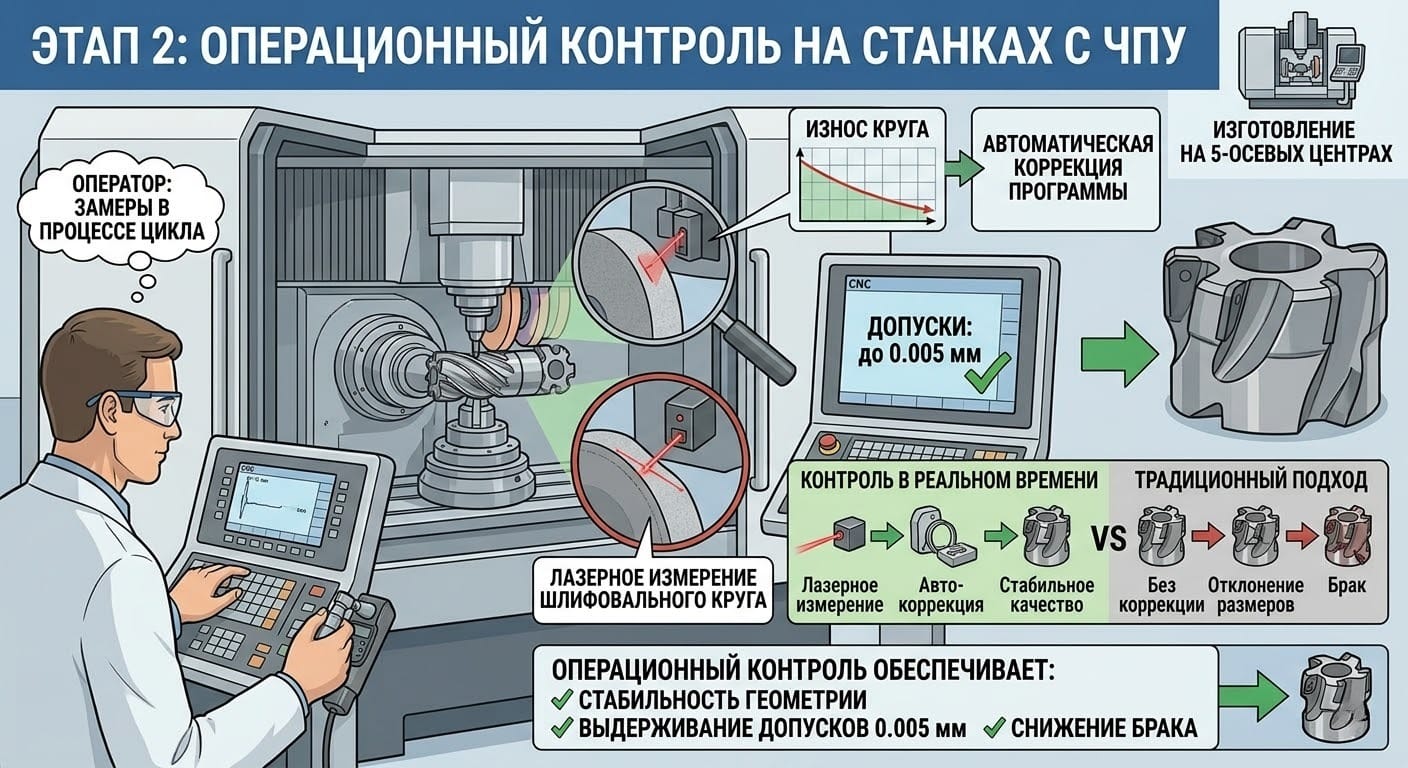 Мониторинг параметров на станке с ЧПУ
